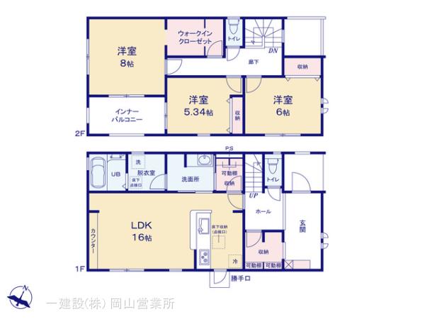 リーブルガーデン北区西辛川第６の見取り図