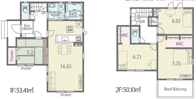 リナージュ橿原菖蒲町２丁目　第１期の見取り図