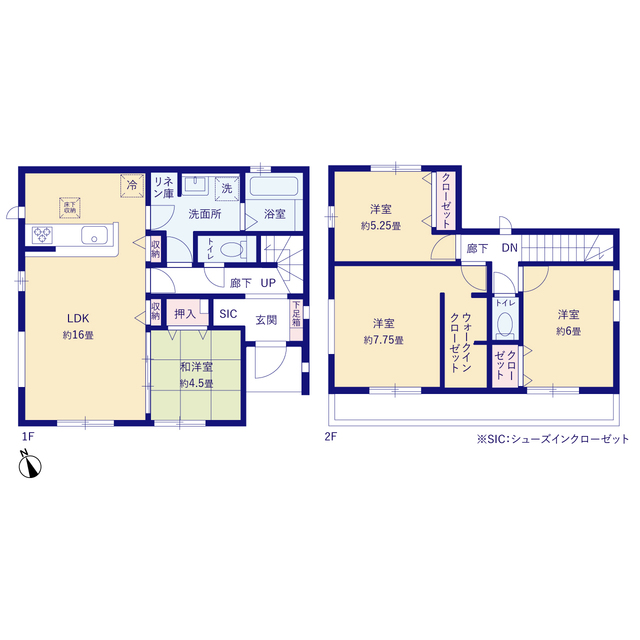 グラファーレ4373千葉市桜木１３期１棟の見取り図