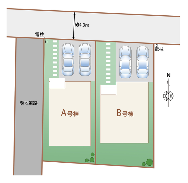 ハートフルタウン峰3丁目370番の見取り図