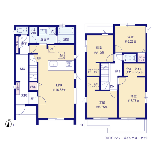 グラファーレ4201清瀬市中里２６期１０棟の見取り図