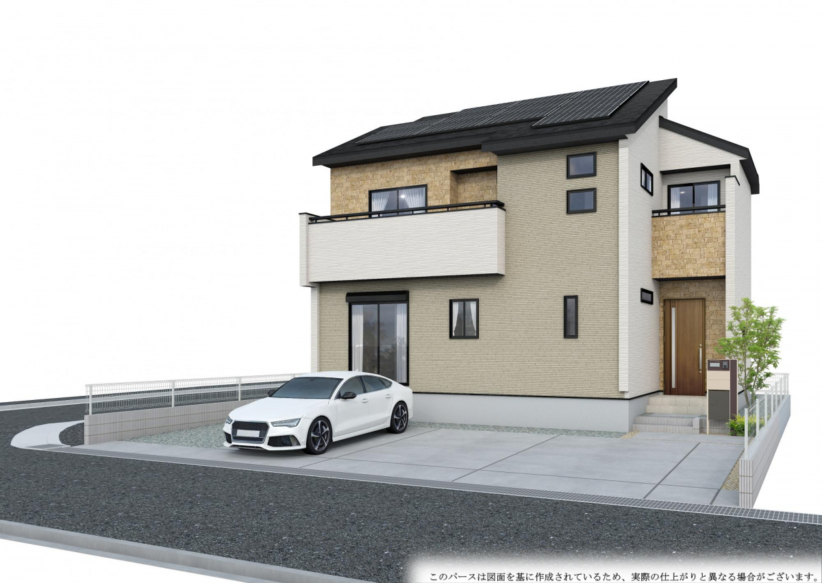 【外観写真】制震ダンパーを搭載した、地震に強い住まいです。地震の揺れを吸収し、建物へのダメージを軽減してくれる特徴があります。 