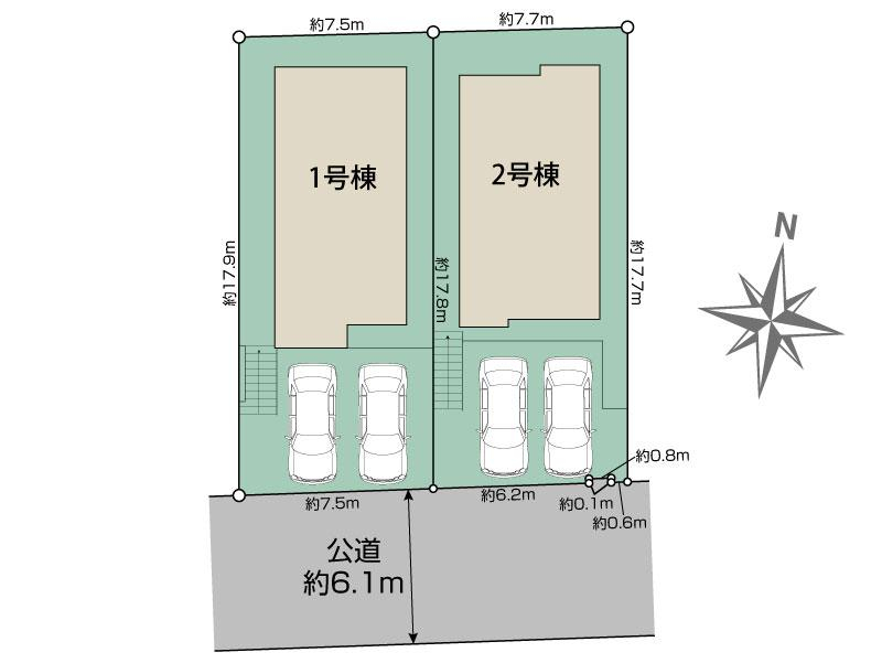 ブルーミングガーデン堺市南区晴美台３丁２棟の見取り図