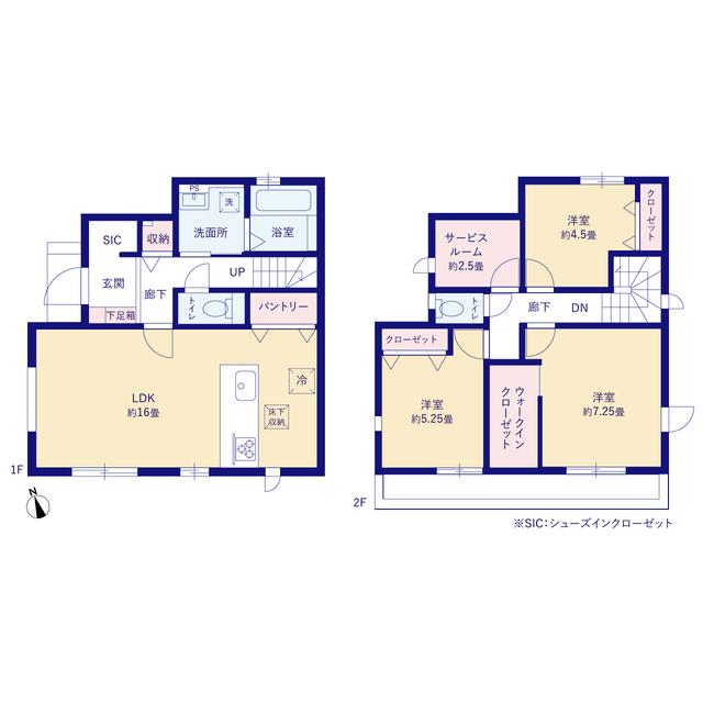 グラファーレ4263府中市多磨町７棟の見取り図