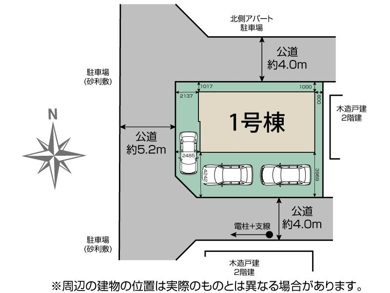 ブルーミングガーデン川越市今成２丁目１棟の見取り図