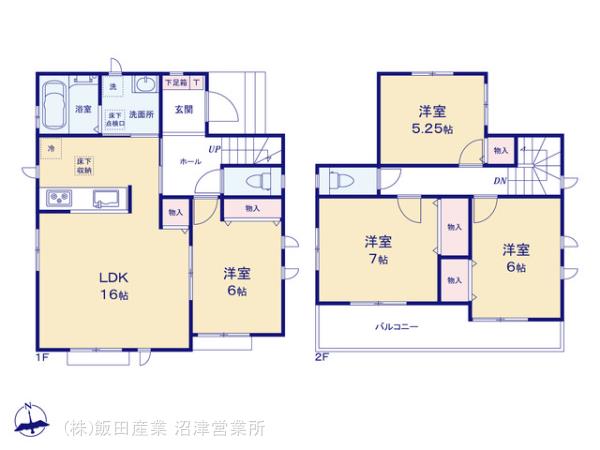 ハートフルタウン裾野市水窪18番の見取り図