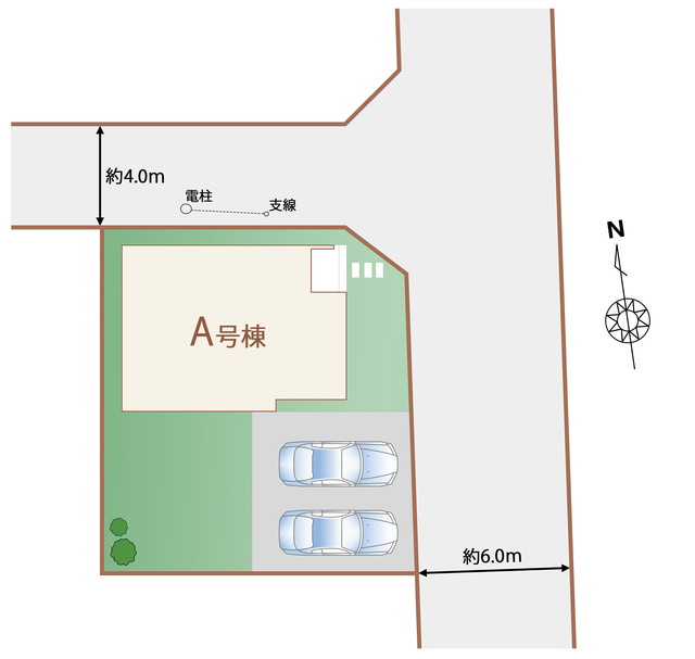 ハートフルタウン鶴田町97番の見取り図