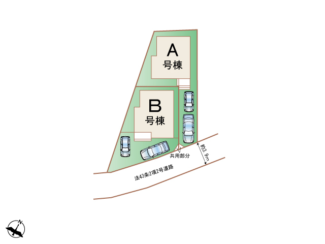 ハートフルタウン南区曰佐4丁目468番の見取り図