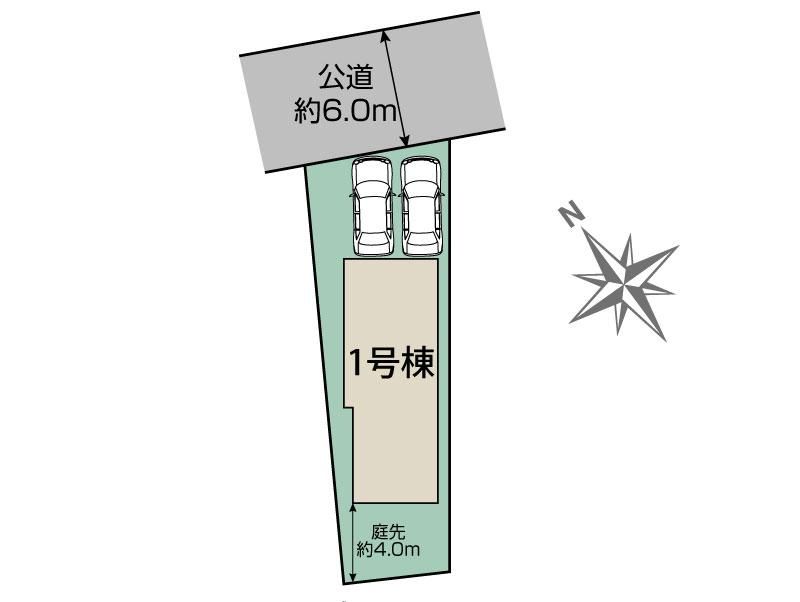 ブルーミングガーデン八王子市中野町１棟の見取り図