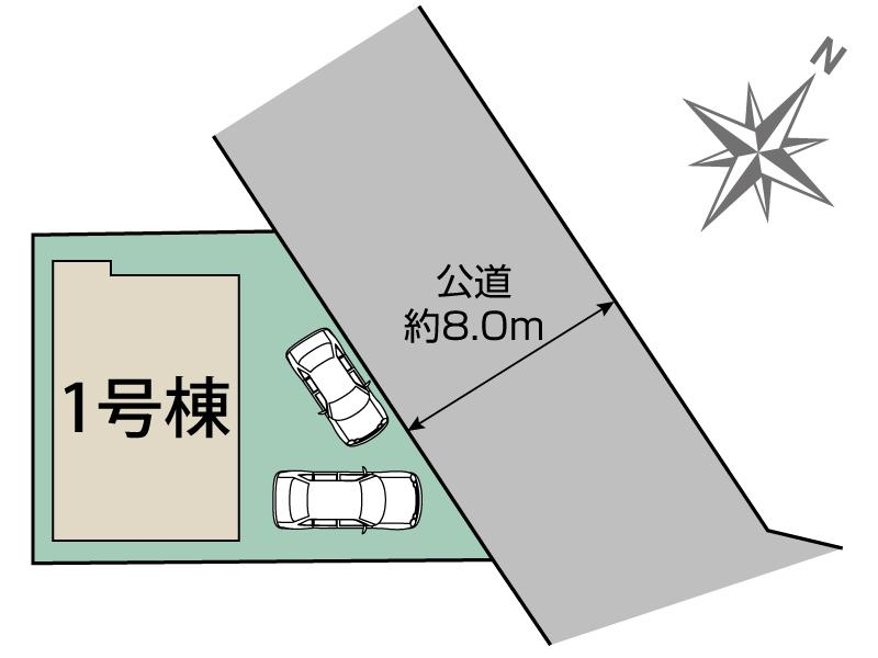 ブルーミングガーデン東村山市恩多町１丁目１棟の見取り図
