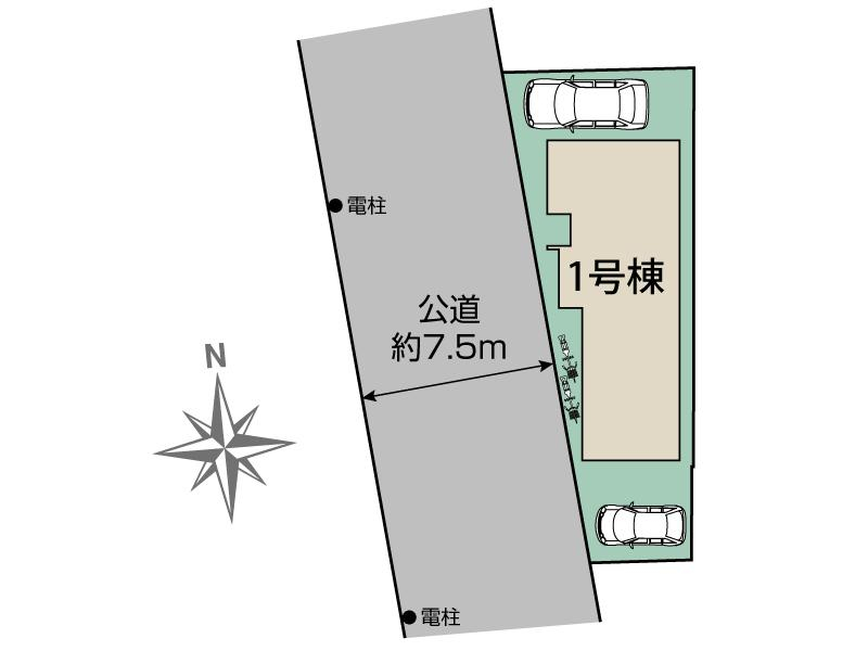 ブルーミングガーデン川口市前川４丁目１棟の見取り図