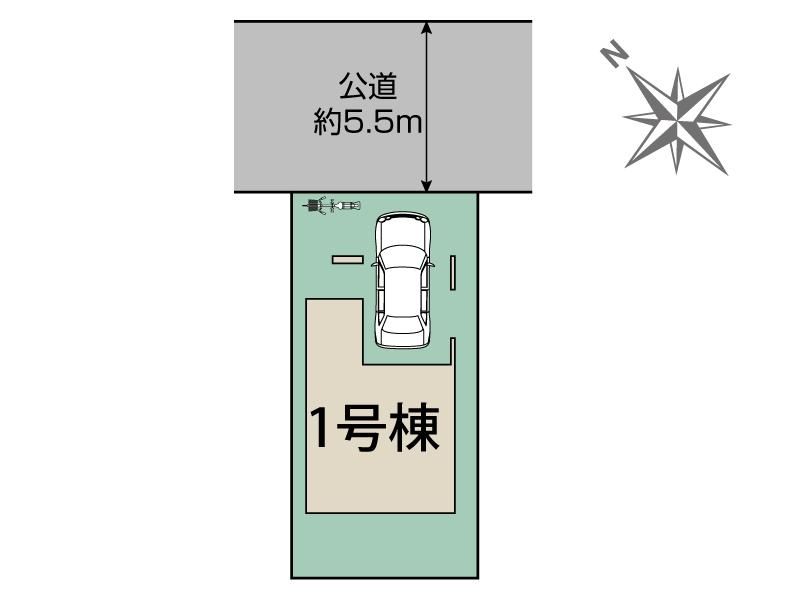 ブルーミングガーデン加古川市加古川町北在家１棟の見取り図