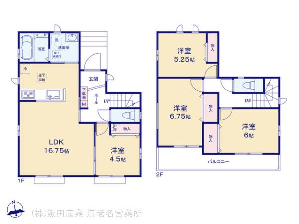 ハートフルタウン綾瀬市小園1328番の見取り図