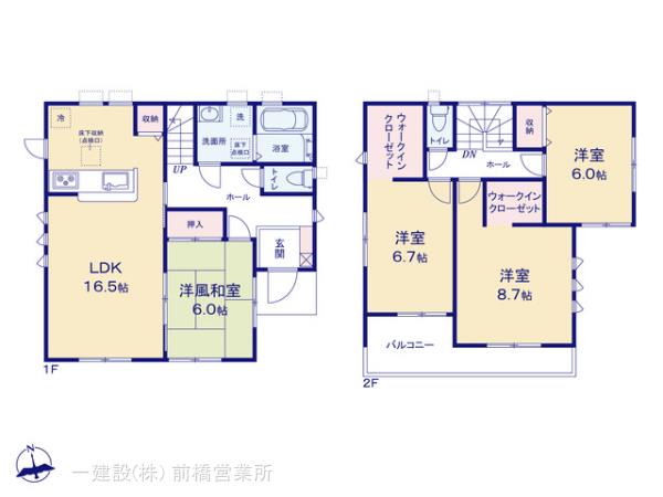 リーブルガーデン前橋市上増田町第３の見取り図