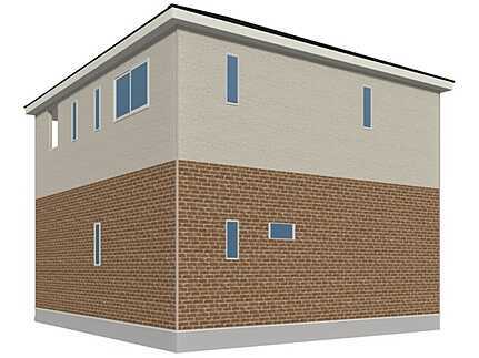 ■2号棟（※パースはイメージです。実際の色合いとは異なる場合がございます。）