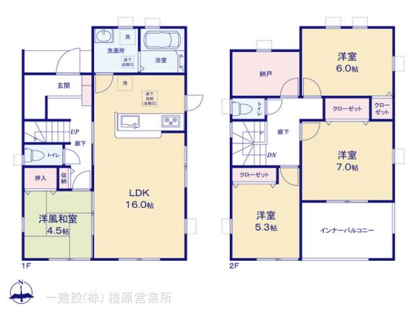 リーブルガーデン大和郡山市矢田町の見取り図