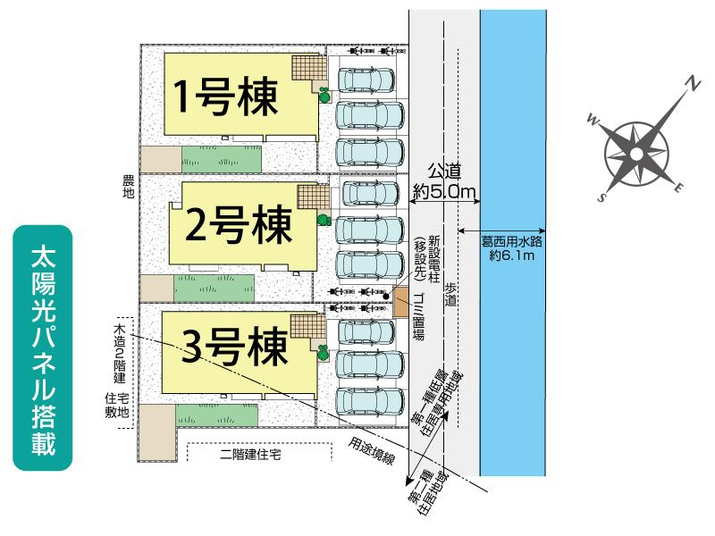 久喜市青毛3丁目3棟 区画図