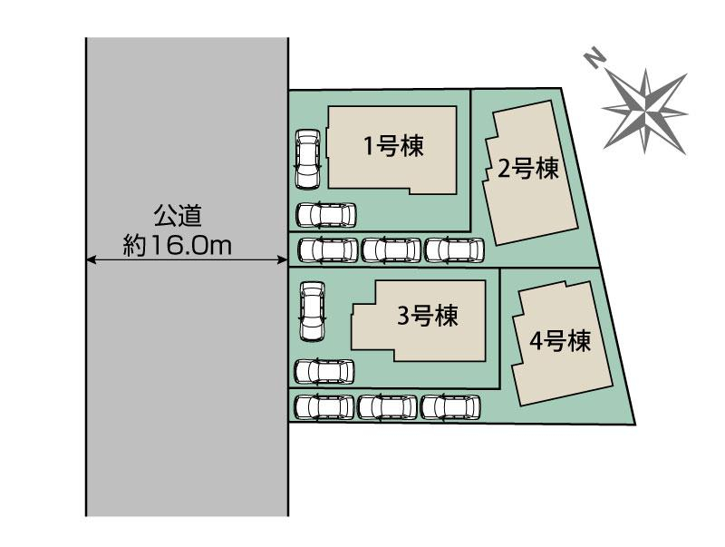 ブルーミングガーデン町田市木曽西３丁目３期４棟の見取り図