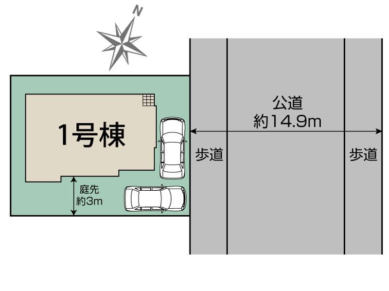 ブルーミングガーデン町田市真光寺１丁目１棟の見取り図