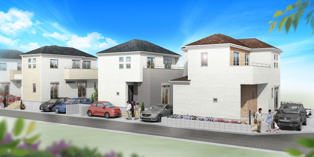 グラファーレ4358久喜市久喜東１０期１３棟の外観②