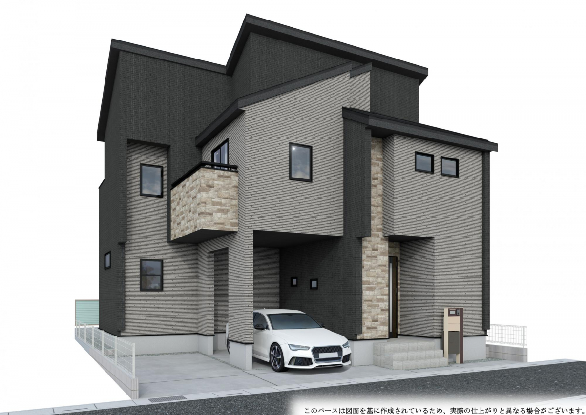 【外観写真】様々な税制優遇が受けられる、長期優良住宅です！永く住み続けられるこだわりの構造と、折上天井やアクセントクロスなどを施した、デザイン性にも配慮しています♪ 