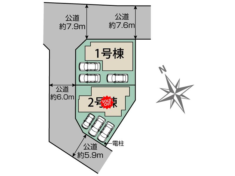 浜松市中央区有玉西町2棟 区画図