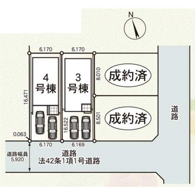 クレイドルガーデン広島市佐伯区五日市町美鈴園 第1の見取り図