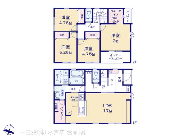 リーブルガーデンひたちなか船窪第３の見取り図