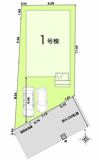 リナージュ川口安行領根岸　第１期の見取り図