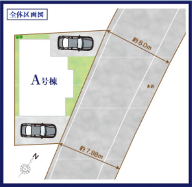 ハートフルタウン八千代市大和田547番の見取り図