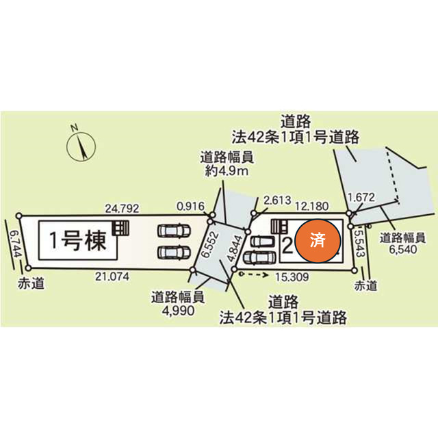 クレイドルガーデン鈴鹿市長太新町 第4の見取り図