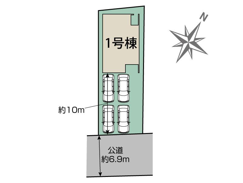 ブルーミングガーデン豊田市山之手９丁目１棟の見取り図