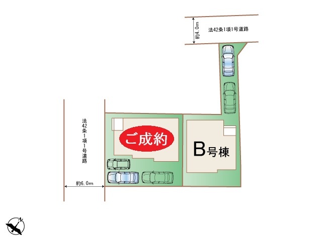ハートフルタウン上尾市原市北一丁目20番の見取り図
