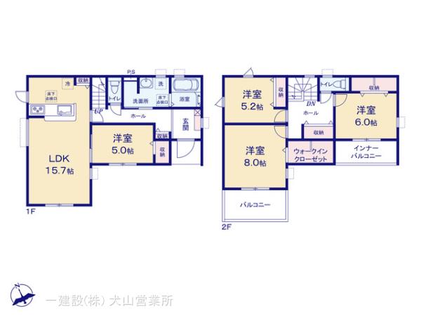 リーブルガーデン春日井市坂下町二丁目第２の見取り図