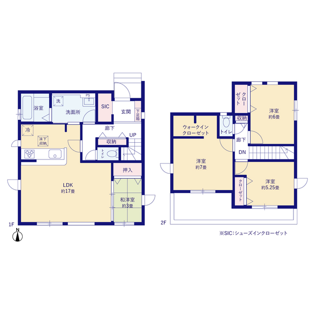 グラファーレ4308春日部市下蛭田４期１棟の見取り図