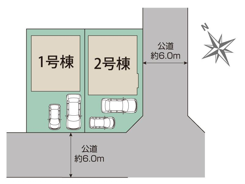 千葉市緑区あすみが丘5丁目2棟 区画図