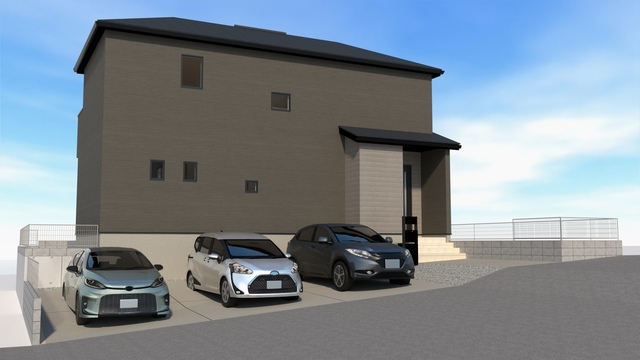 完成予想図（外観1）