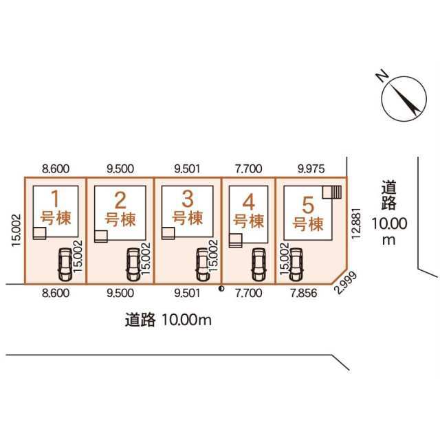 クレイドルガーデン石狩市花川南二条 第1の見取り図