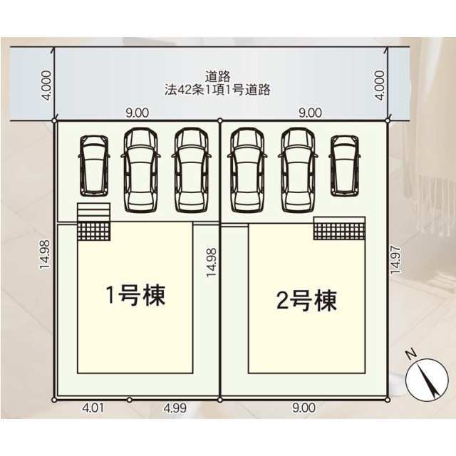 クレイドルガーデン盛岡市月が丘 第6の見取り図
