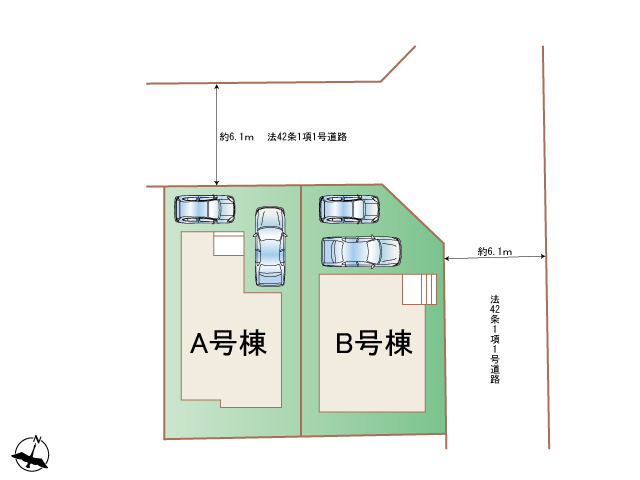 ハートフルタウン松陵3丁目29番の見取り図