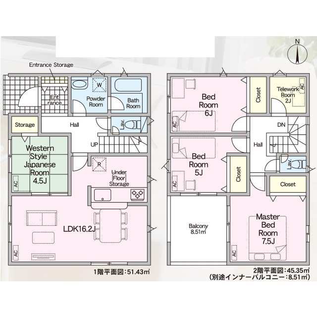 クレイドルガーデン岐阜市六条大溝 第4の見取り図