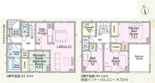 クレイドルガーデン岐阜市栄新町 第1の見取り図