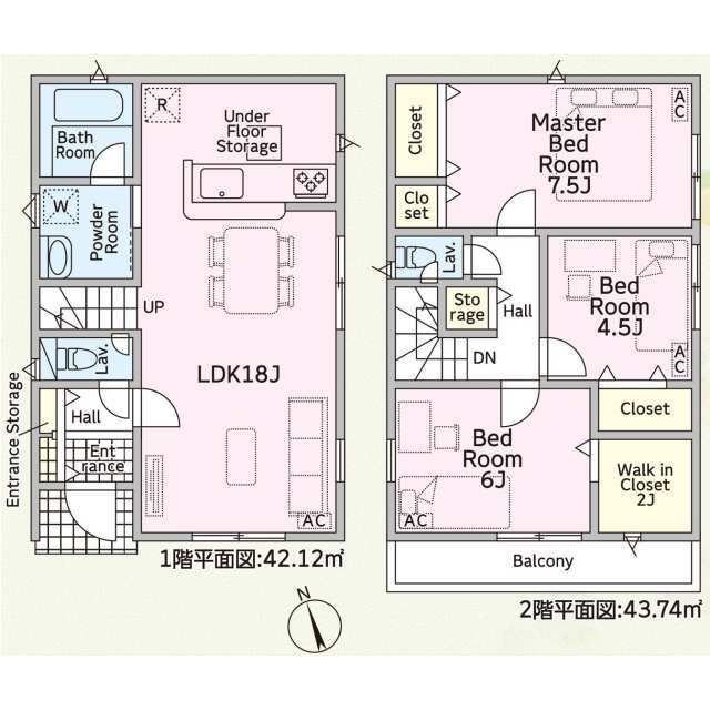 クレイドルガーデン岐阜市加納矢場町 第2の見取り図