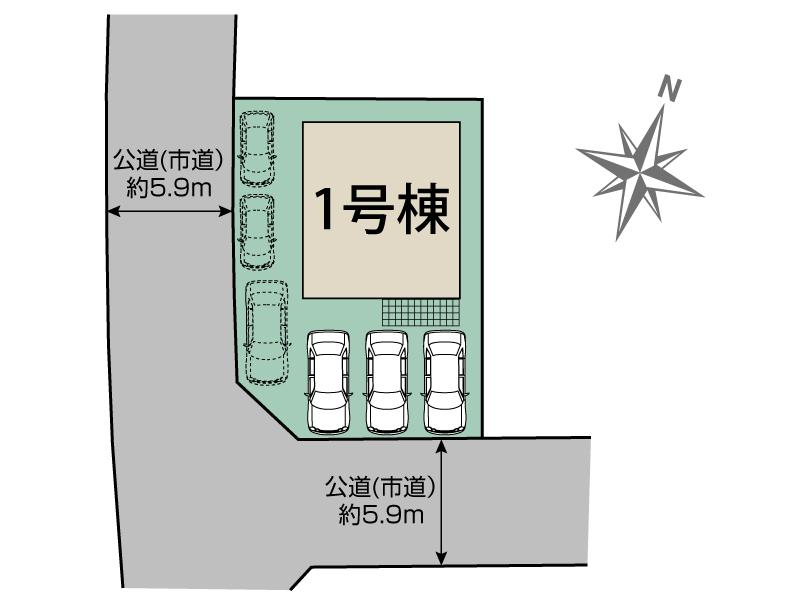 うるま市石川1棟 区画図