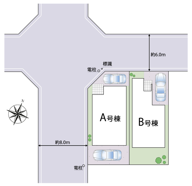 ハートフルタウン川口市北園町710番235の見取り図