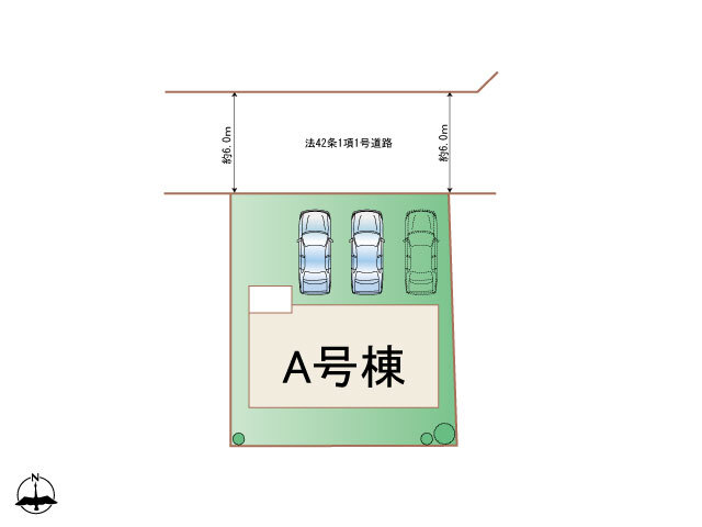 ハートフルタウン(東)江南市赤童子町2期の見取り図