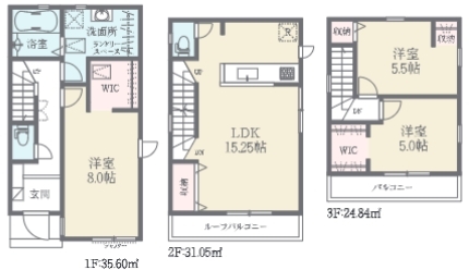 リナージュネクスジー船橋市夏見　第２期の見取り図