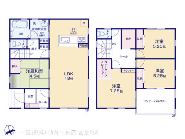 リーブルガーデン太白四郎丸Ⅲの見取り図
