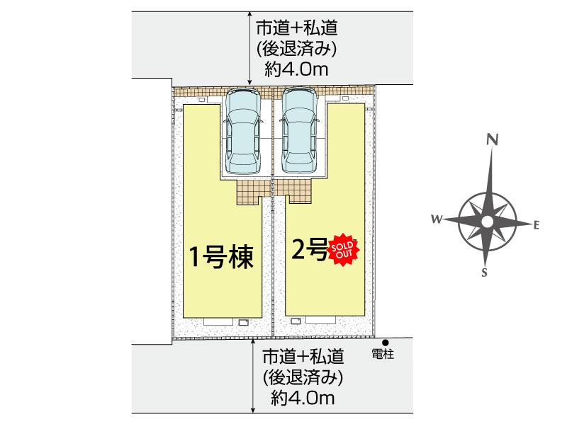 西東京市南町5丁目2棟 区画図