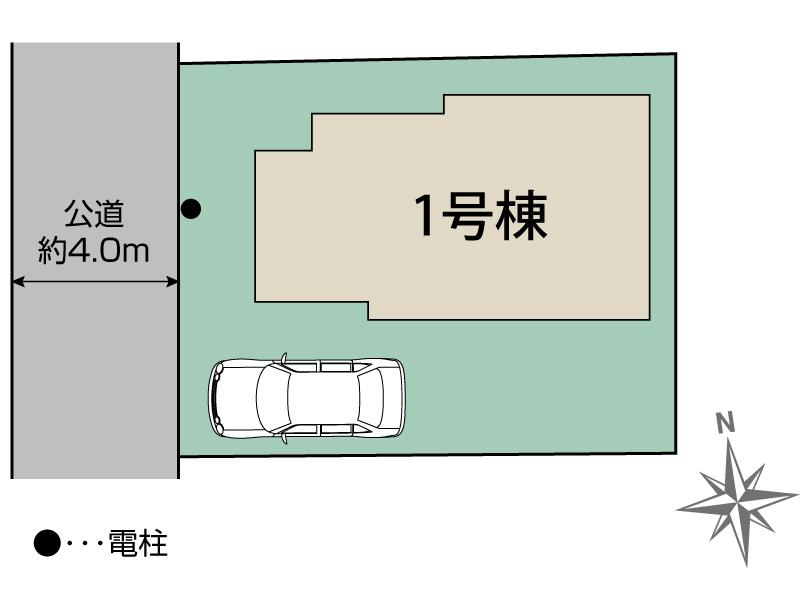 日野市落川1棟 区画図